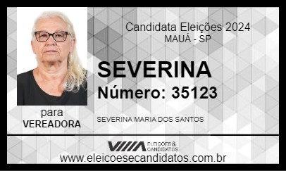 Candidato SEVERINA 2024 - MAUÁ - Eleições