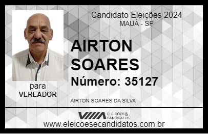 Candidato AIRTON SOARES 2024 - MAUÁ - Eleições