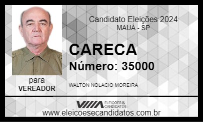 Candidato CARECA 2024 - MAUÁ - Eleições