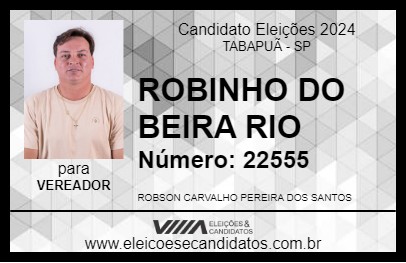 Candidato ROBINHO DO BEIRA RIO 2024 - TABAPUÃ - Eleições