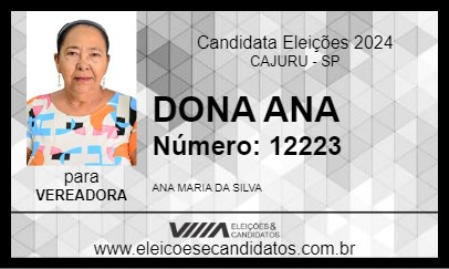 Candidato DONA ANA 2024 - CAJURU - Eleições