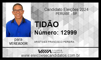 Candidato TIDÃO 2024 - PERUÍBE - Eleições