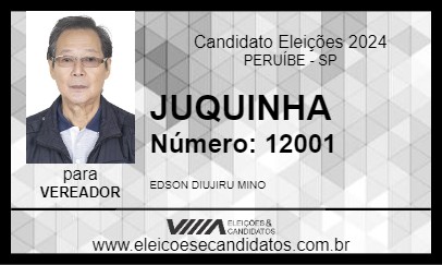 Candidato JUQUINHA 2024 - PERUÍBE - Eleições