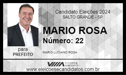 Candidato MARIO ROSA 2024 - SALTO GRANDE - Eleições