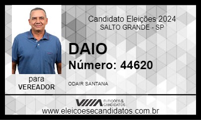 Candidato DAIO 2024 - SALTO GRANDE - Eleições