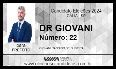 Candidato DR GIOVANI 2024 - GÁLIA - Eleições