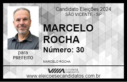 Candidato MARCELO ROCHA 2024 - SÃO VICENTE - Eleições