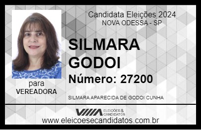 Candidato SILMARA GODOI 2024 - NOVA ODESSA - Eleições