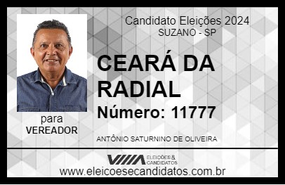 Candidato CEARÁ DA RADIAL 2024 - SUZANO - Eleições