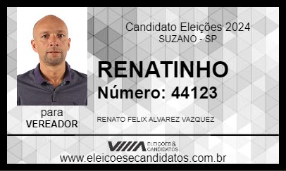 Candidato RENATINHO 2024 - SUZANO - Eleições