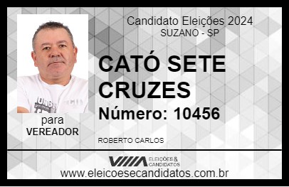 Candidato CATÓ SETE CRUZES 2024 - SUZANO - Eleições