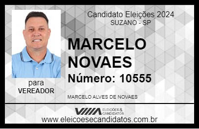 Candidato MARCELO NOVAES 2024 - SUZANO - Eleições