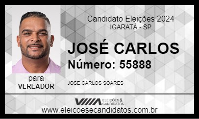 Candidato JOSÉ CARLOS 2024 - IGARATÁ - Eleições