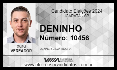 Candidato DENINHO 2024 - IGARATÁ - Eleições