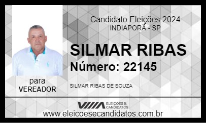 Candidato SILMAR RIBAS 2024 - INDIAPORÃ - Eleições