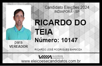 Candidato RICARDO DO TEIA 2024 - INDIAPORÃ - Eleições