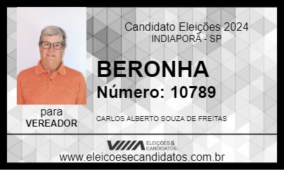 Candidato BERONHA 2024 - INDIAPORÃ - Eleições