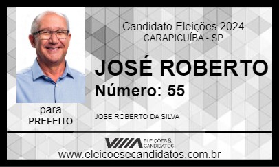 Candidato JOSÉ ROBERTO 2024 - CARAPICUÍBA - Eleições