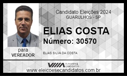 Candidato ELIAS COSTA 2024 - GUARULHOS - Eleições