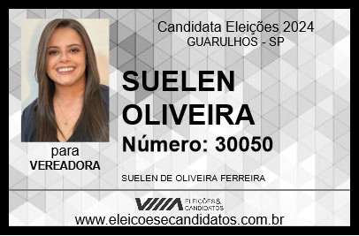 Candidato SUELEN OLIVEIRA 2024 - GUARULHOS - Eleições