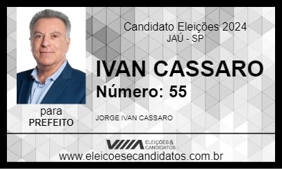 Candidato IVAN CASSARO 2024 - JAÚ - Eleições