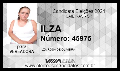 Candidato ILZA 2024 - CAIEIRAS - Eleições