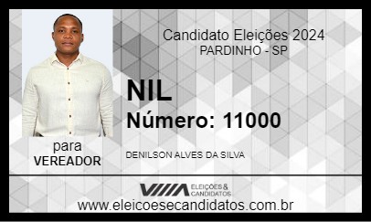 Candidato NIL 2024 - PARDINHO - Eleições