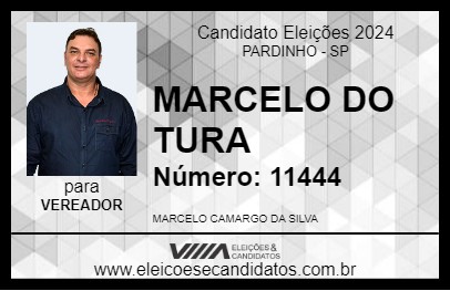 Candidato MARCELO DO TURA 2024 - PARDINHO - Eleições