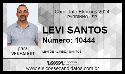 Candidato LEVI SANTOS 2024 - PARDINHO - Eleições