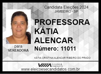 Candidato PROFESSORA KÁTIA ALENCAR 2024 - JAMBEIRO - Eleições