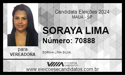 Candidato SORAYA LIMA 2024 - MAUÁ - Eleições