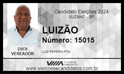 Candidato LUIZÃO 2024 - SUZANO - Eleições