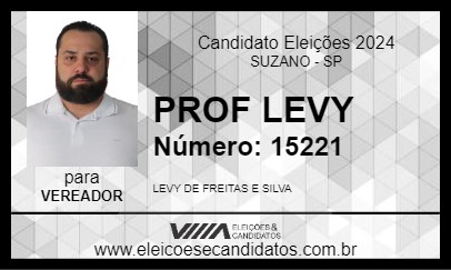 Candidato PROF LEVY 2024 - SUZANO - Eleições