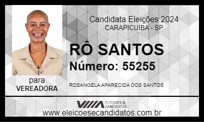 Candidato RÔ SANTOS 2024 - CARAPICUÍBA - Eleições