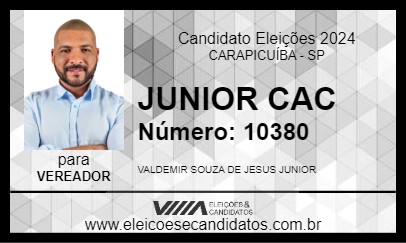 Candidato JUNIOR CAC 2024 - CARAPICUÍBA - Eleições