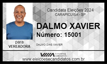 Candidato DALMO XAVIER 2024 - CARAPICUÍBA - Eleições