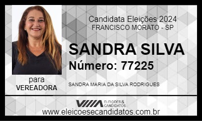 Candidato SANDRA SILVA 2024 - FRANCISCO MORATO - Eleições