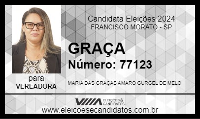 Candidato GRAÇA 2024 - FRANCISCO MORATO - Eleições