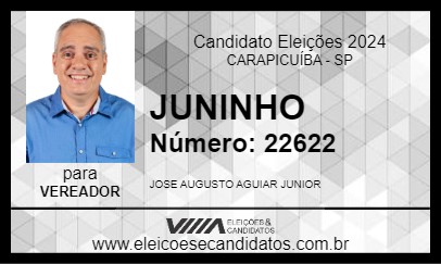 Candidato JUNINHO 2024 - CARAPICUÍBA - Eleições