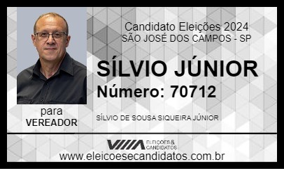 Candidato SÍLVIO JÚNIOR 2024 - SÃO JOSÉ DOS CAMPOS - Eleições