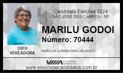 Candidato MARILU GODOI 2024 - SÃO JOSÉ DOS CAMPOS - Eleições