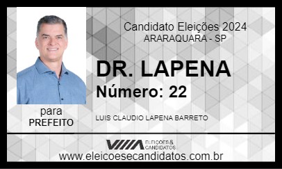 Candidato DR. LAPENA 2024 - ARARAQUARA - Eleições