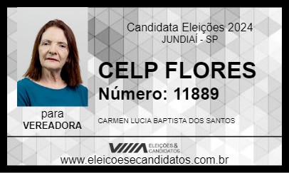 Candidato CELP FLORES 2024 - JUNDIAÍ - Eleições