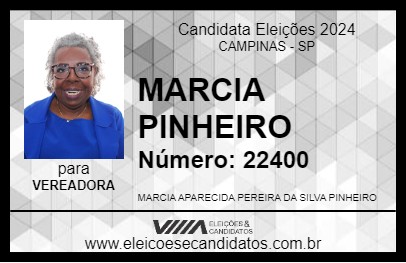 Candidato MARCIA PINHEIRO 2024 - CAMPINAS - Eleições