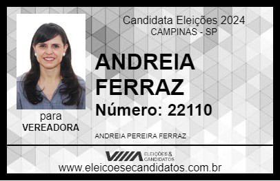 Candidato ANDREIA FERRAZ 2024 - CAMPINAS - Eleições