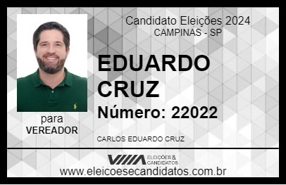 Candidato EDUARDO CRUZ 2024 - CAMPINAS - Eleições