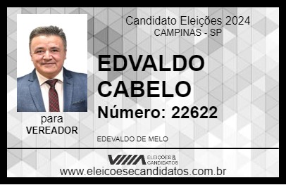 Candidato EDVALDO CABELO 2024 - CAMPINAS - Eleições