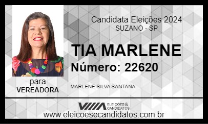 Candidato TIA MARLENE 2024 - SUZANO - Eleições