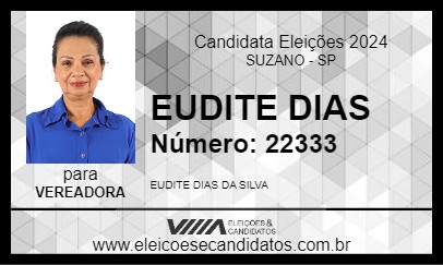 Candidato EUDITE DIAS 2024 - SUZANO - Eleições