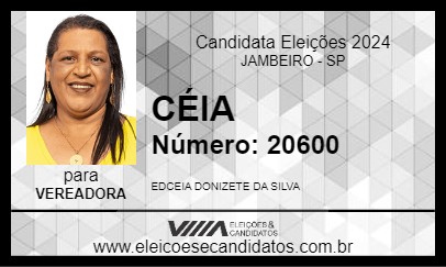 Candidato CÉIA 2024 - JAMBEIRO - Eleições